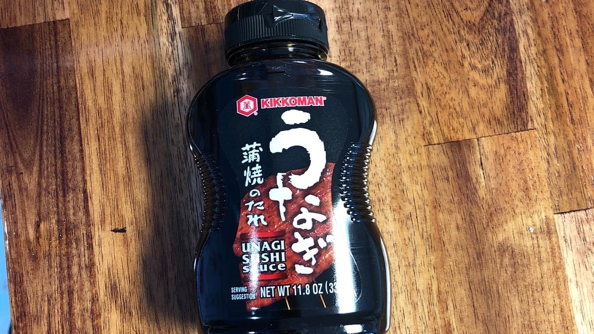 Eel Sauce Bottle.