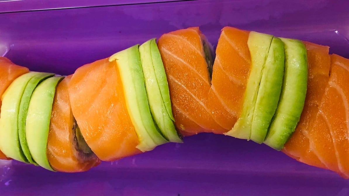 Dragon Salmon Roll.