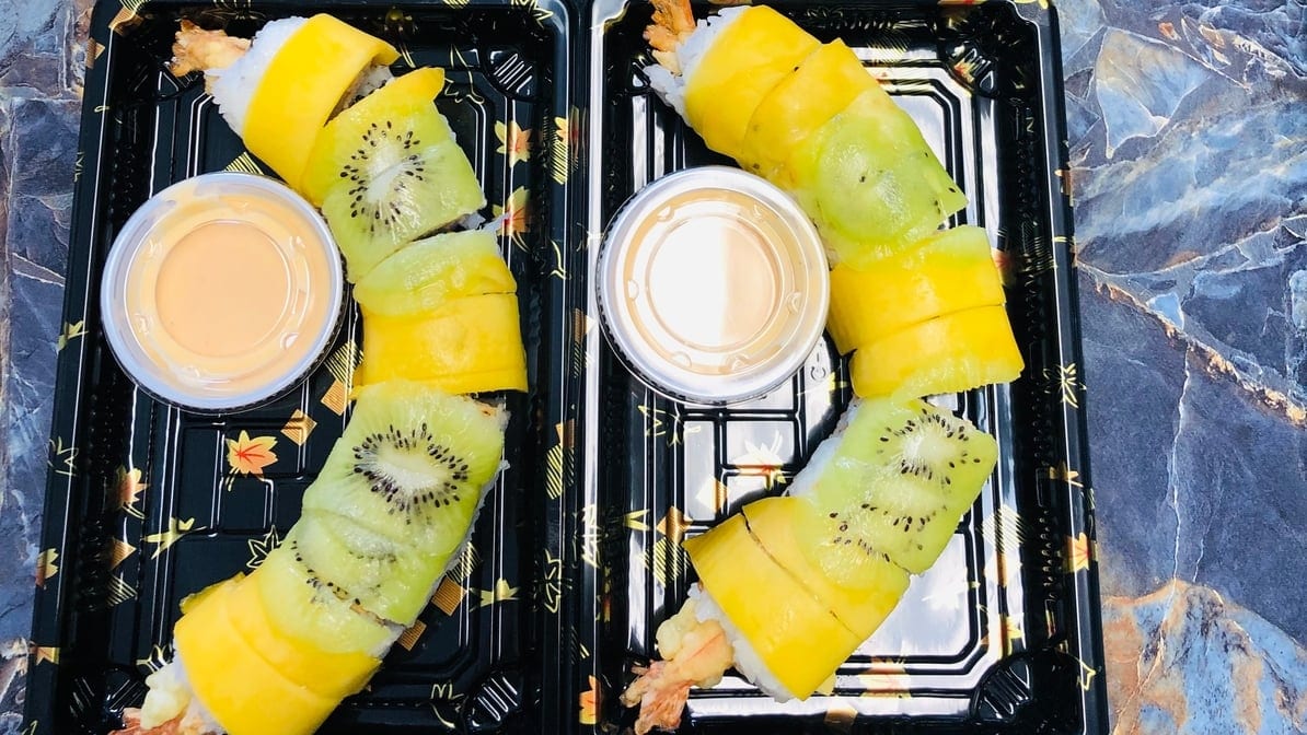 Mango Shrimp Roll.